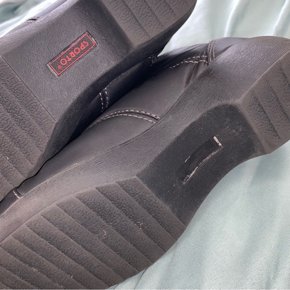 Sporto Zelda2 Black Faux Fur Lined Waterproof Ankle Boots size 7M - Picture 10 of 12